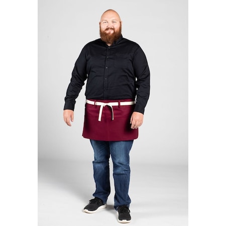 Uncommon Threads Beltway Waist Burgundy W/Natural Webbing 3103-03W4